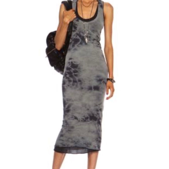 Enza Costa Dresses & Skirts - Enza Costa Double Layer Midi Tank Dress